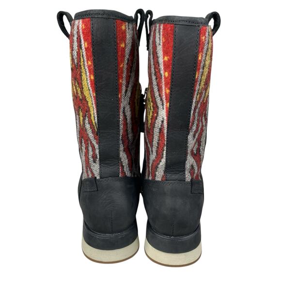 Merrell Women’s Roam Black Leather Waterproof Pull On Boot Size US 7 - Picture 7 of 9